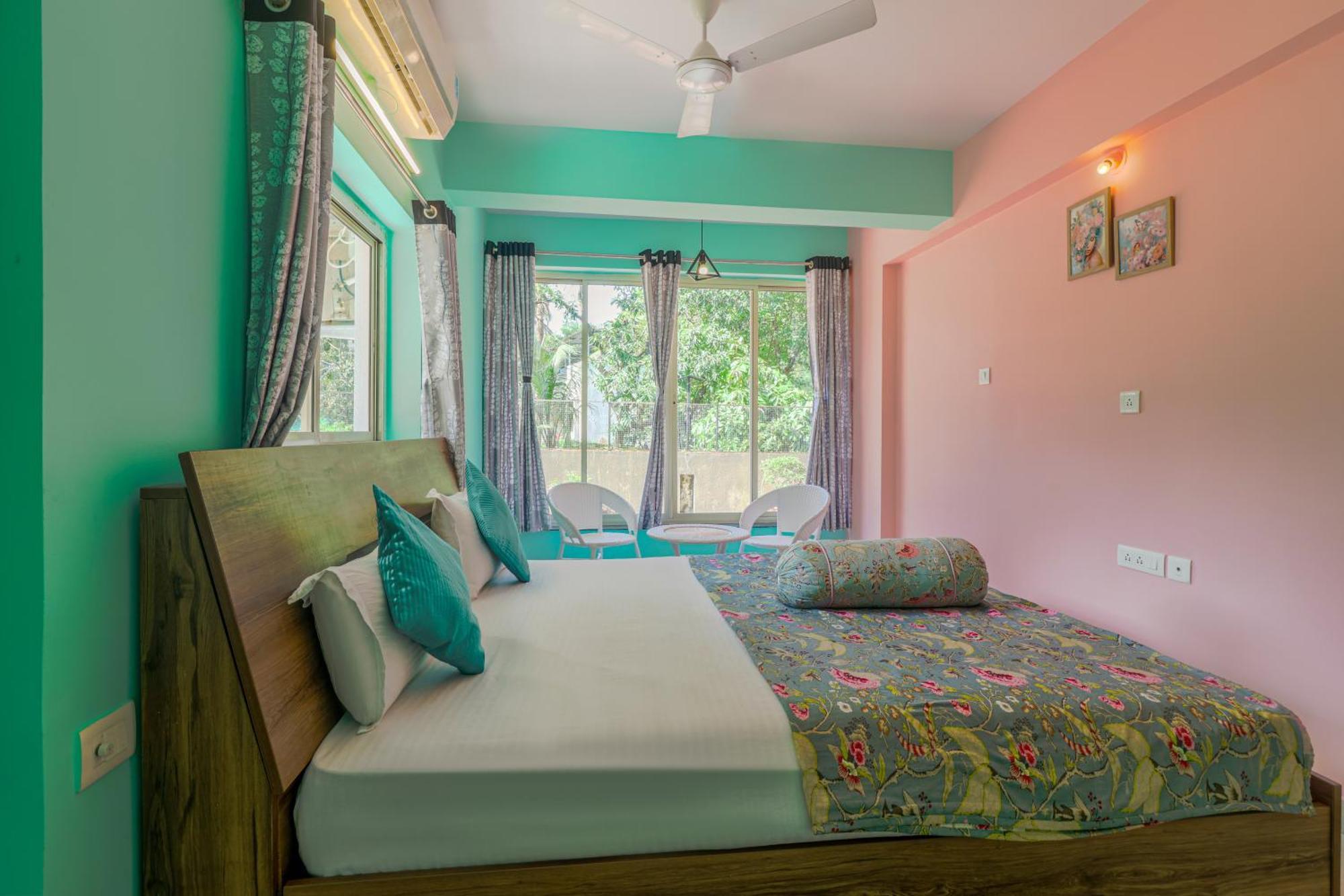 4Bhk Sparkling Apartment Near Beach Pool & Bar 2Bhkx2 Vagator Room photo